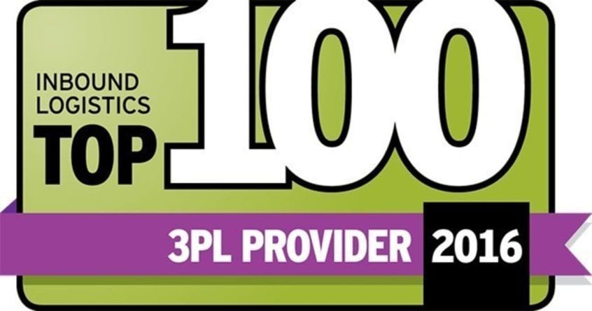 Inbound Logistics Top 100 3PL Provider 2016