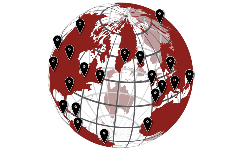 Rinchem Global Locations Maps