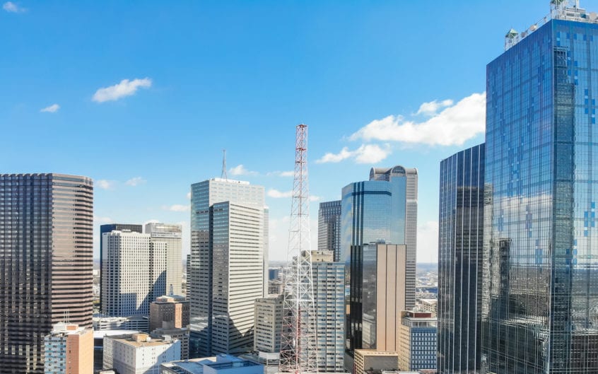 Skyline with Blue Sky