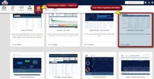 Screenshot of the warehousing dashboard in Rinchem's Chem-Star platform