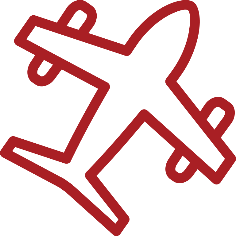 Air transportation icon