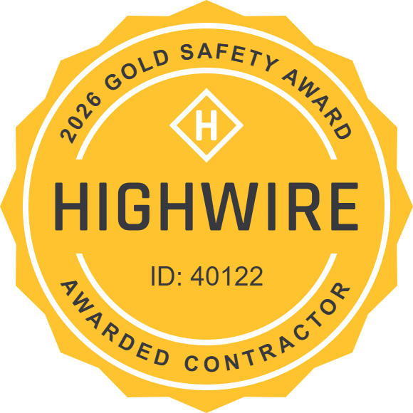 Highwire 2026 Gold Safety Award Badge