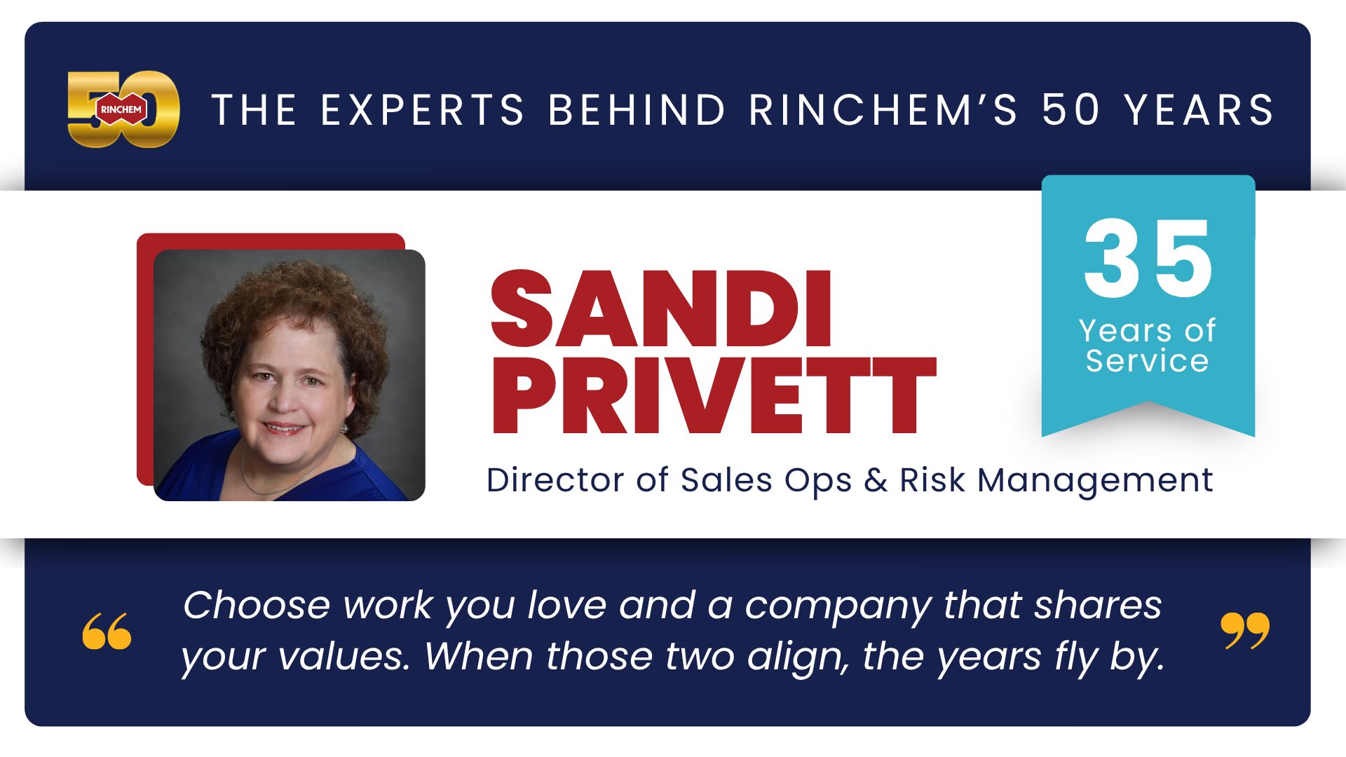 Featured image for “Tenured Employee Spotlight: Sandi Privett”