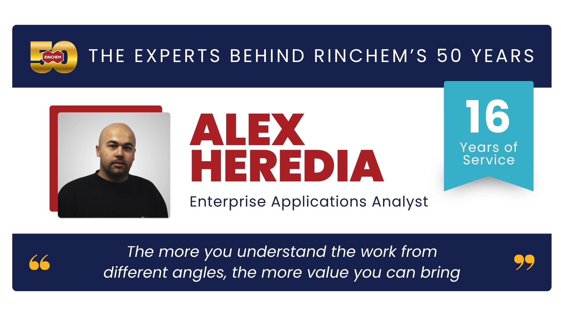 Featured image for “Tenured Employee Spotlight: Alex Heredia”